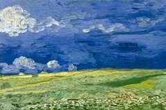 Vincent van Gogh Wheatfield Under Thunderclouds Poster 18×12