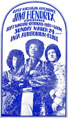 Jimi Hendrix Experience – IMA Auditorium – Flint MI – 1968 – Concert Poster