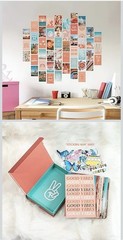 Artivo Peach Collage Kit Print Set 50 4×6 Matte Cardstock Collage, Peach
