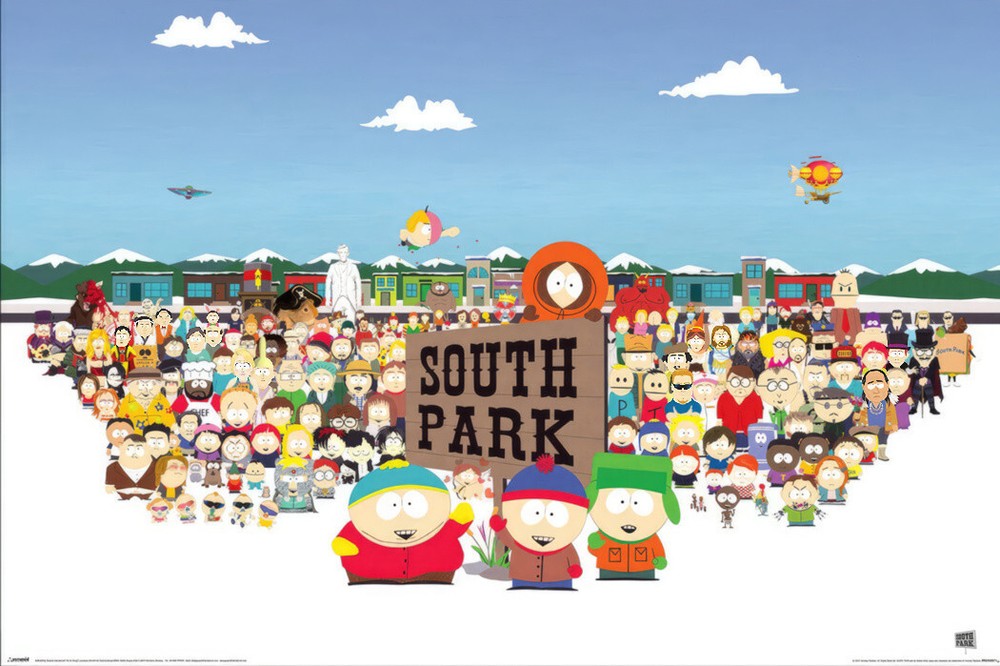 South Park – TV Show Poster (All Citizens – All Characters) (Size: 36″ x 24″)