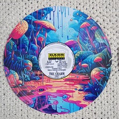 NWT Vibrant Psychedelic Music Themed Record Decor Album Wall Art Set Of 4