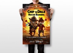 Chip ‘N Dale Rescue Rangers Live Action Animated Adventure 2022 – POSTER 20″x30″