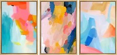 Minimalist Wall Art Framed Canvas Prints Set of 3