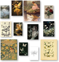 97 Fairy Room Aesthetic Pictures – Vintage Fairycore Wall Art Print, Cottagecore