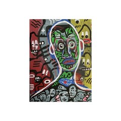 HASWORLD BRAVERYFine Art Poster, Pop Surrealism ABSTRACT EXPRESSIONISM