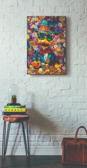 CARTOON DUCK ABSTRACT POP ART PRINT/POSTER CANVAS OR SATIN PHOTO PAPER T6