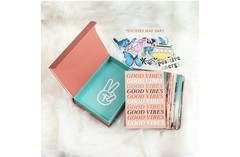 Artivo Peach Collage Kit Print Set 50 4×6 Matte Cardstock Collage, Peach