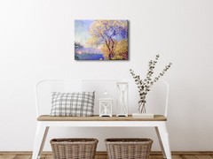 Canvas Wall Art Antibes Seen from The Salis Garden 1988 by Claude Monet