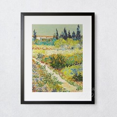 Vincent van Gogh Garden at Arles 1888 Premium Art Print