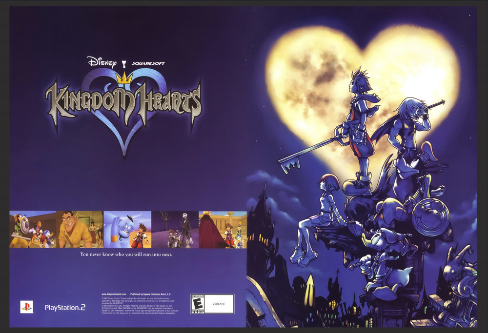 Kingdom Hearts 1 Playstation 2 PS2 2002 Game 13″ X 19″ Wall Art Print Poster V.2