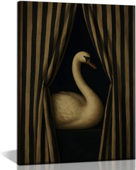 Whimsical Goose Wall Art Vintage Eclectic Bird Wall Decor Humorous Animal Pictur