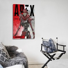 Stylized Revenant Apex Legends Art Print, Canvas art wall decoration