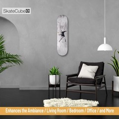 Skateboard Canvas Wall Art‚ Banksy Flower Thrower Art | 7 Ply Maple Wood Skat…
