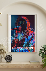 LOUIS VUITTON X RAP CULTURE POSTER 11X17 PRINT WALL DECOR WALL ART BY DENARDAI