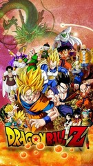 Dragon Ball Z Characters Poster – DBZ Anime Group Art Print Fan Gift