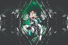 My Hero Academia Anime Print/Poster Satin Photo Paper or Stretched Canvas W69