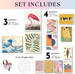 97 Decor Artsy Eclectic Wall Art – Boho Maximalist Wall Decor, Trendy Gallery Wa
