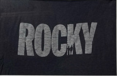 Framed Rocky Movie T-Shirt Art Print Wall Décor – Black Frame Ready To Hang