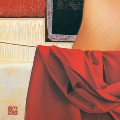 30W»x40H» FILAMENT DE LUNE by DAVID GRAUX – LADY WOMAN NUDE CHOICES of CANVAS