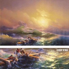 48W»x32H» THE NINTH WAVE, 1850 by HOVHANNES AIVAZOVSKY – OCEAN CHOICES of CANVAS