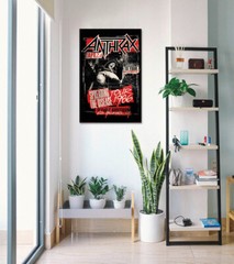 Anthrax – Music Poster (Spreading The Disease Tour 1986) (Size: 24″ x 36″)