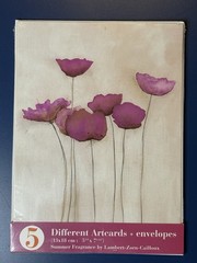 IKEA Wall Art Cards Pack 5 Floral Prints Whimsy Dainty 90s 5×7 Note Envelopes