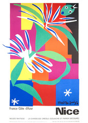 HENRI MATISSE La Danseuse Creole, Nice, France, 1965