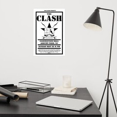 The Clash / Convention Hall / 1982 – ASBURY PARK – Premium Matte Poster