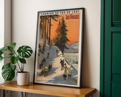 France – Les Vosges – 1912 Retro Travel Poster