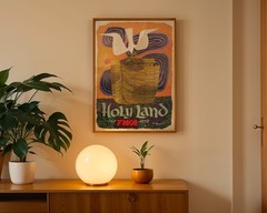 Holy Land – Fly TWA – 1960 Retro Travel Poster