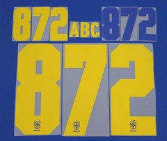 2020-21 Brazil Name Number Personalise Customise Player Size Nameset Print