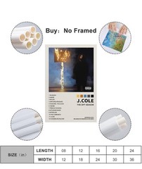 J Cole – The Off Season Album Poster ✅ Print Wall Art Rap Man Cave ✅ 12×18 in