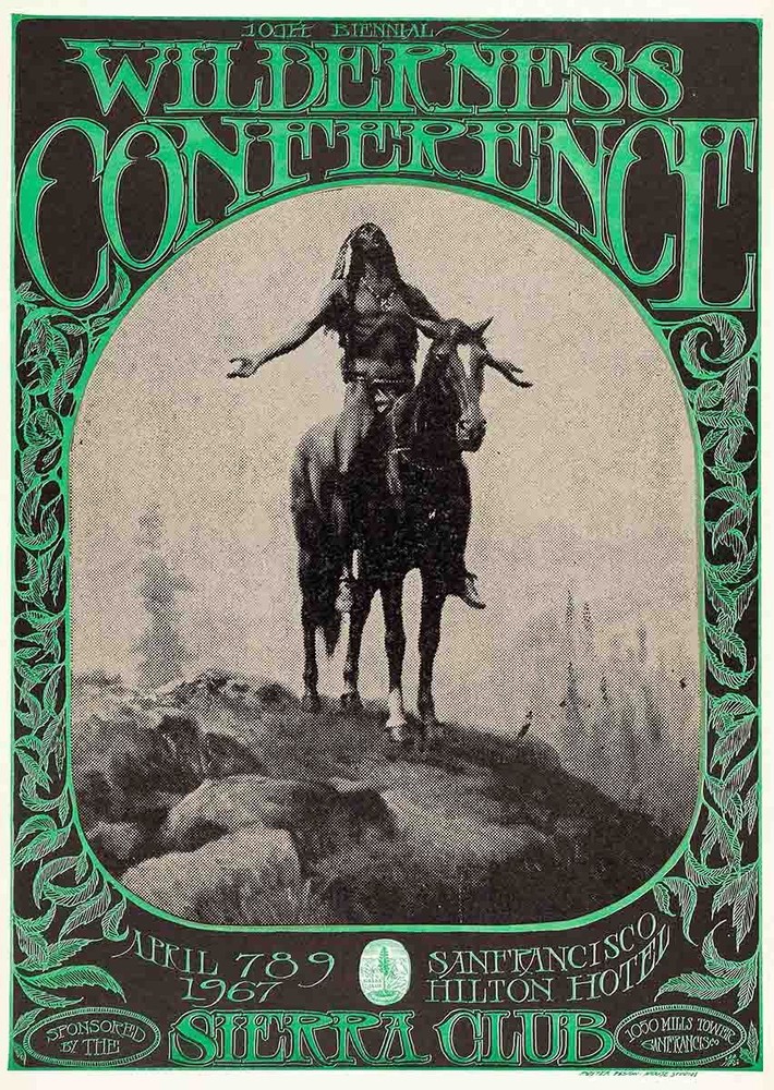 WILDERNESS CONFERENCE 1967 EVENT BY THE SIERRA CLUB ADVERTISING POSTER