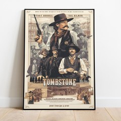 Tombstone Movie Poster | Western Wall Art Print Classic Film Poster Gift