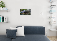Mabry Mill Watermill Blue Ridge Parkway Virginia Photo Art Poster 18×12