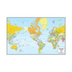 GIANT WORLD MAP Geological Poster ART PRINT SIZE 59*39in