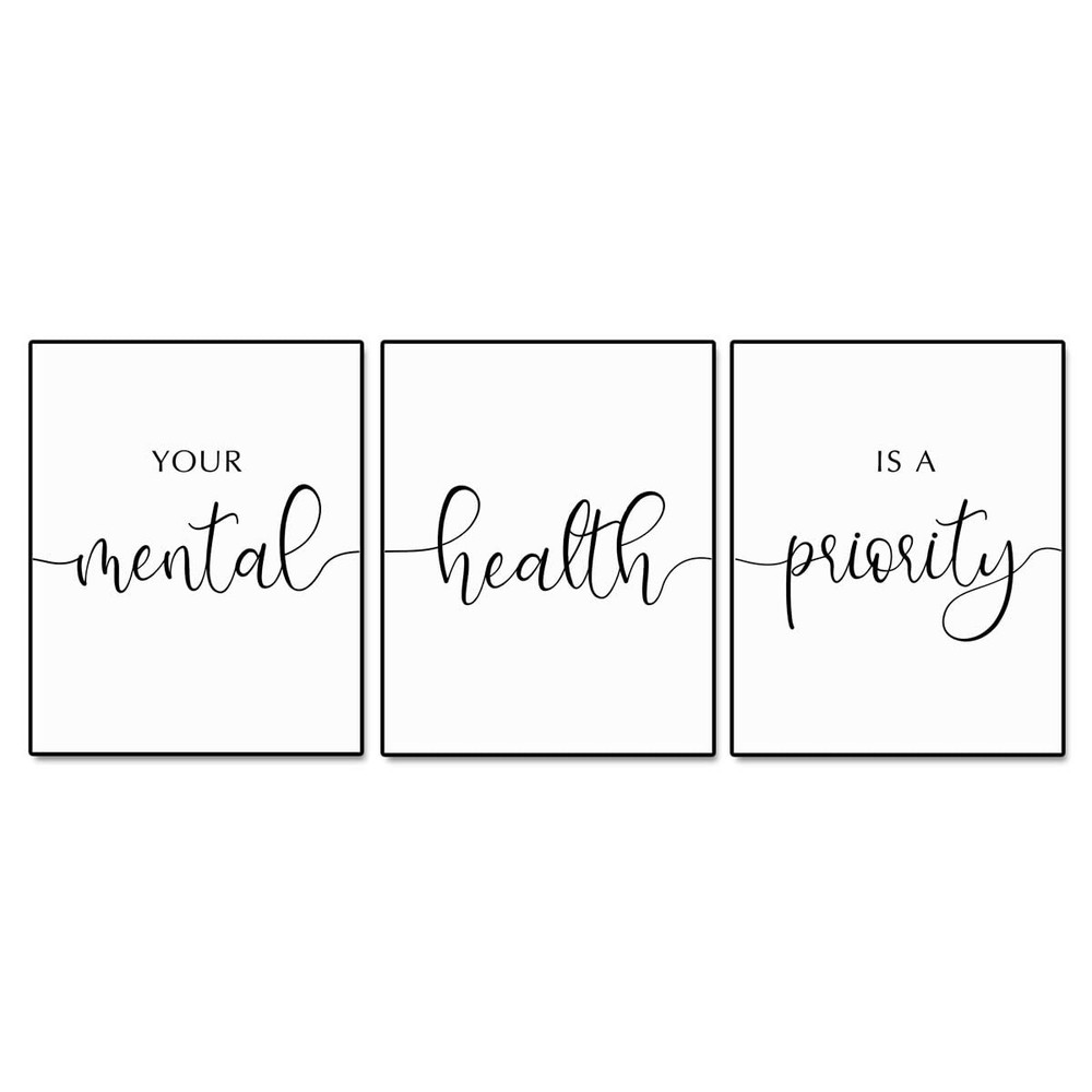 Your Is A Priority Home Wall Decor Therapy Room Decor Therapist Office Wall A…
