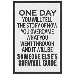 Motivational Quotes Wall Art Framed Poster 11×17 Office Gym Decor Gift