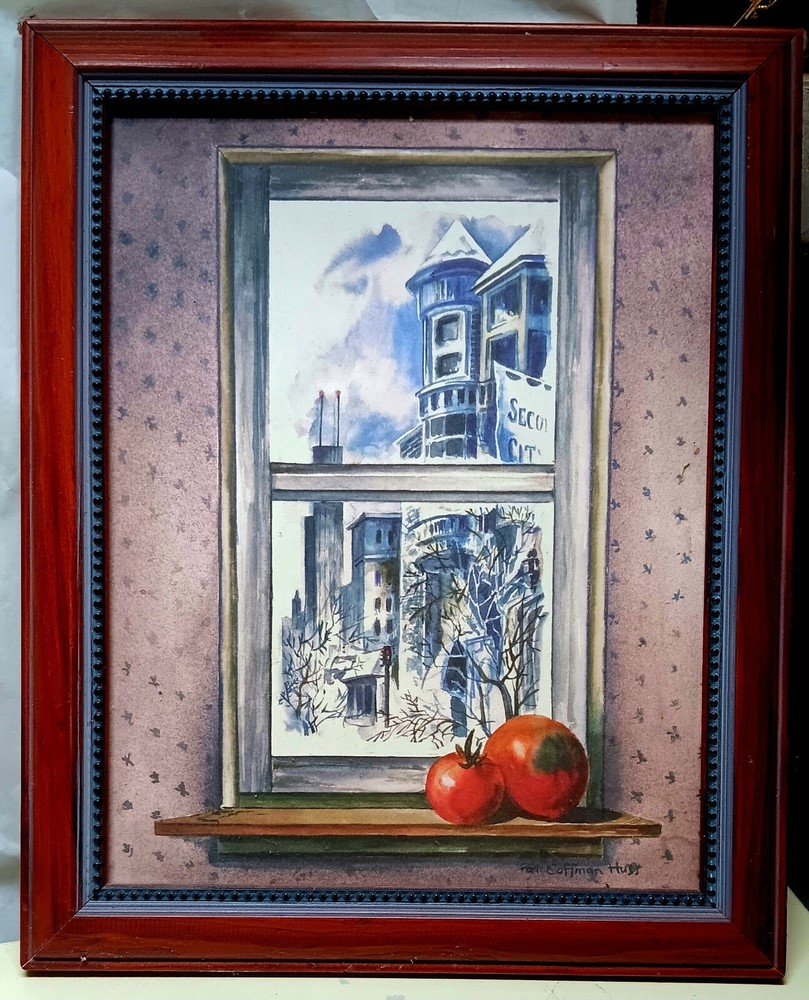 1616 N. Wells Chicago 17×14 Sketch Cityscape Wall Art Print By Pat Coffman Huss