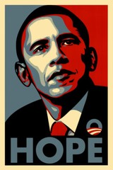 Barack Obama Hope Political Campaign Art Cool Wall Decor Art Print Poster 12×18