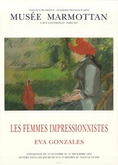 EVA GONZALEZ Reading in the Garden 27.5″ x 19.75″ Offset Lithograph 1993 Impress
