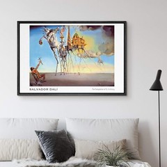 Wall26 – The Temptation of St. Anthony by Salvador Dali Framed Canvas Wall Art