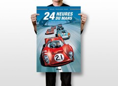 24 Heures Le Mans 1964-1967 Vintage Racing Travel Wall Art Home – POSTER 20″x30″