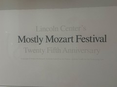 ROBERT MOTHERWELL LINCOLN CENTER Mostly Mozart 25th Anniversary 1991. Framed