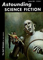 Astounding Science Fiction – October 1953 – Magazine Cover Poster