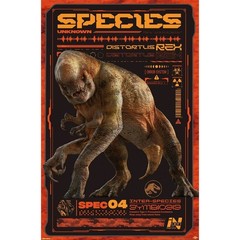 Jurassic World Rebirth (2025) – Distortus Rex Wall Poster