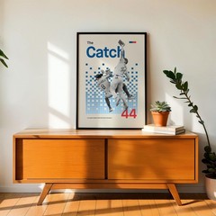 Andy Pages The Catch Poster | Vintage Retro Dodgers Art | World Series 2025