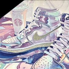 Neutral Air Jordan Sneakers Iced Starbucks Large Canvas Pop art Nike Basketball
