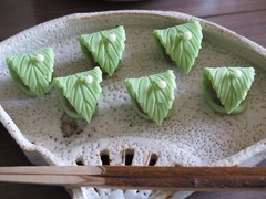 GREEN WAGASHI JAPANESE DESSERT GLOSSY POSTER PICTURE PHOTO PRINT BANNER 11241