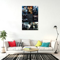 Harry Potter 1-8 – Movie Poster (All Movie Posters – Grid) (Size: 24″ X 36″)